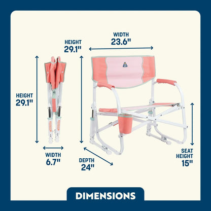 Smooth Motion Grab & Go Rocker - Choice 551 - RoadTrip Rocker Smooth Motion Camp Chair Detail