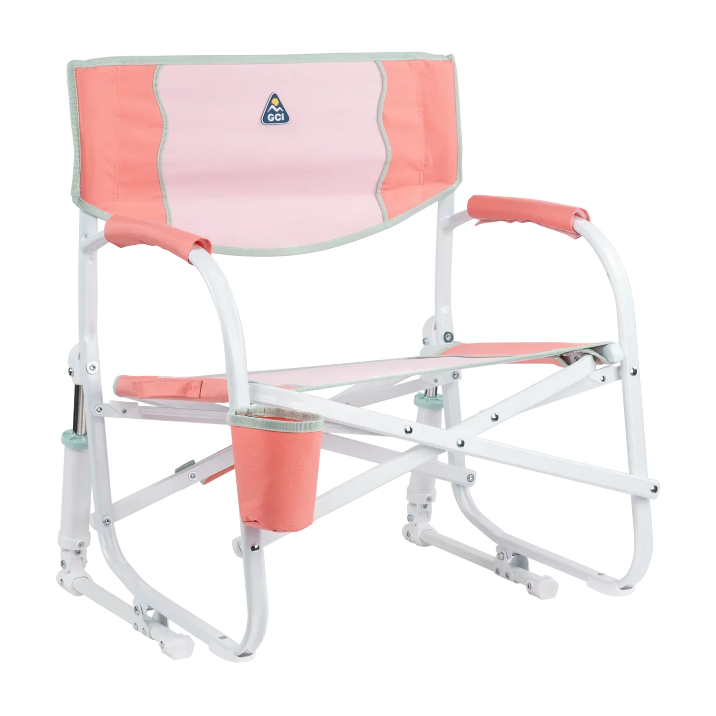 Smooth Motion Grab & Go Rocker - Choice 551 - RoadTrip Rocker Smooth Motion Camp Chair - Coral