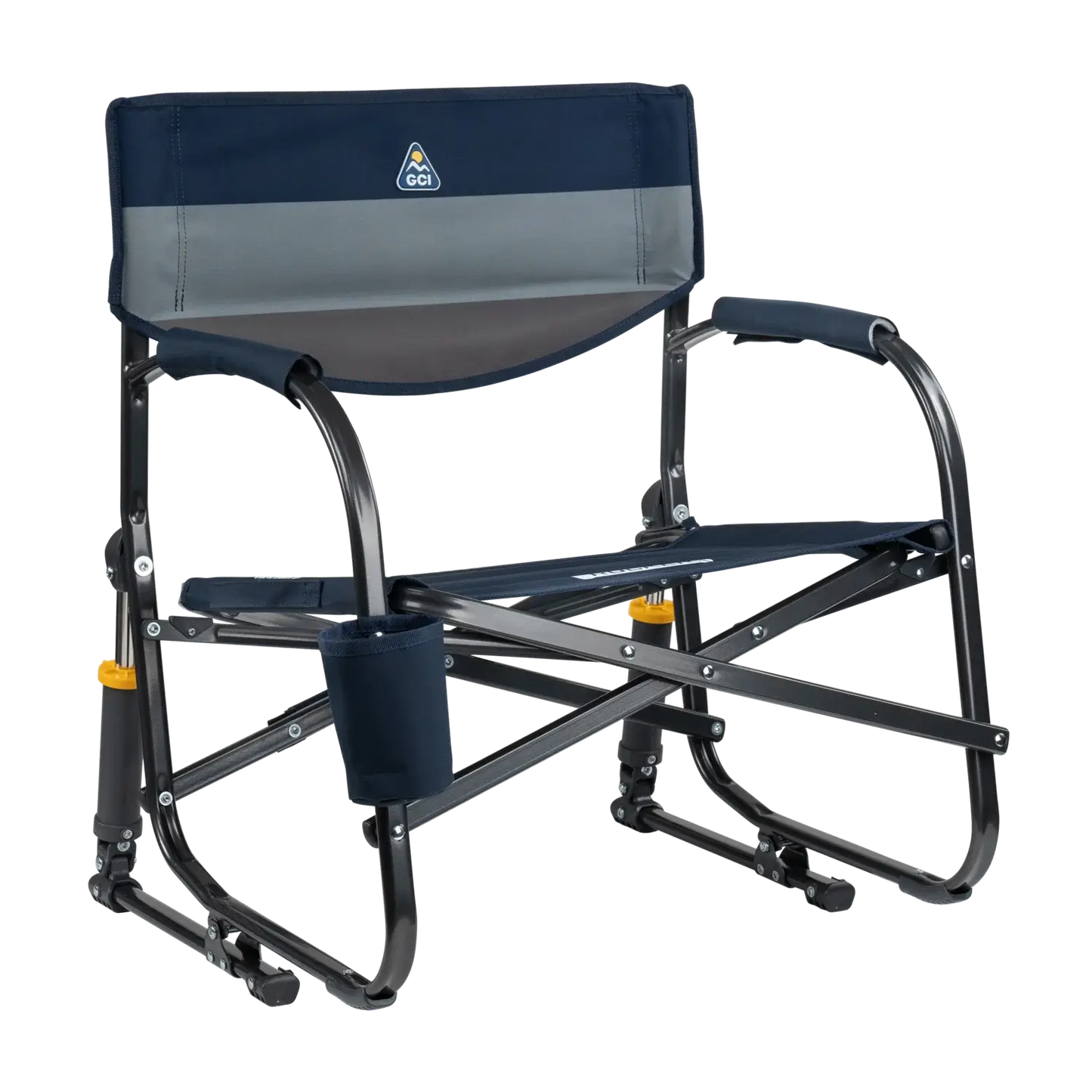 Smooth Motion Grab & Go Rocker - Choice 551 - RoadTrip Rocker Smooth Motion Camp Chair - Indigo Color Block