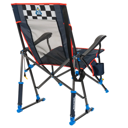 Premium All-Weather RoadTrip Rocker - NASCAR For Him - Choice 453 - Freestyle Rocker Portable Outdoor Folding Chair Detail