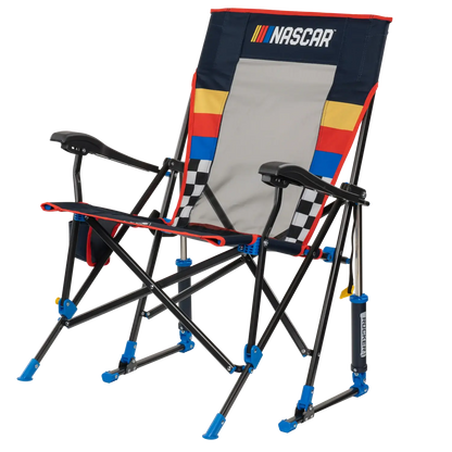 Premium All-Weather RoadTrip Rocker - NASCAR For Him - Choice 453 - Freestyle Rocker Portable Outdoor Folding Chair Detail