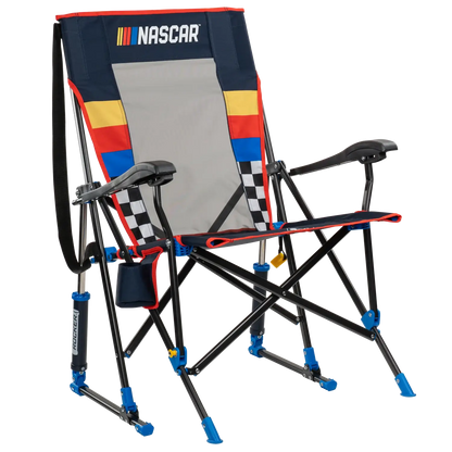 Premium All-Weather RoadTrip Rocker - NASCAR For Him - Choice 453 - Freestyle Rocker Portable Outdoor Folding Chair - Default Title