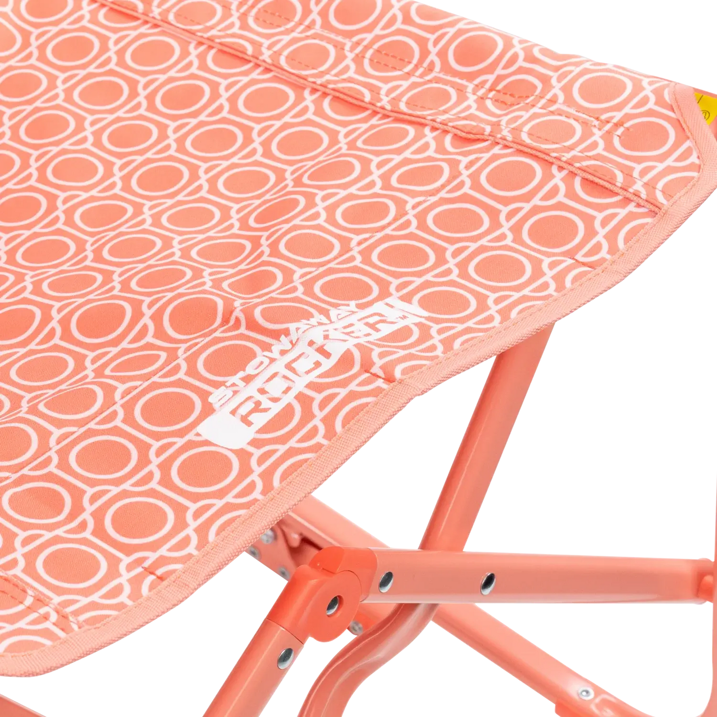 Premium All-Weather Stowaway Rocker - Choice 794 - Heavy-Duty Kickback Rocker with Beverage Holder Detail