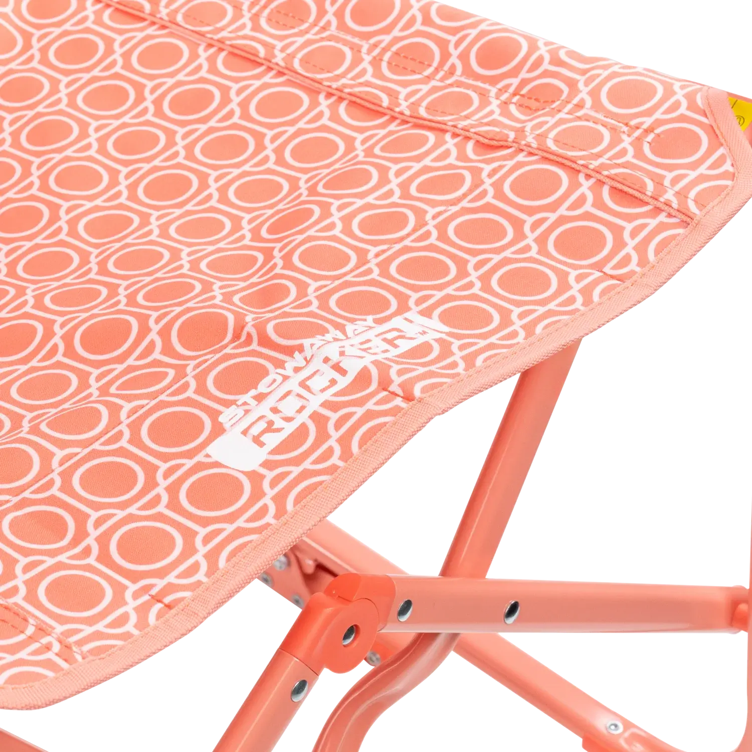 Premium All-Weather Stowaway Rocker - Choice 794 - Heavy-Duty Kickback Rocker with Beverage Holder Detail