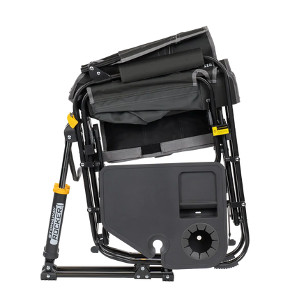 Heavy-Duty Freestyle Stowaway Rocker with Side Table - Choice 253 - Freestyle Rocker Portable Outdoor Folding Chair Detail