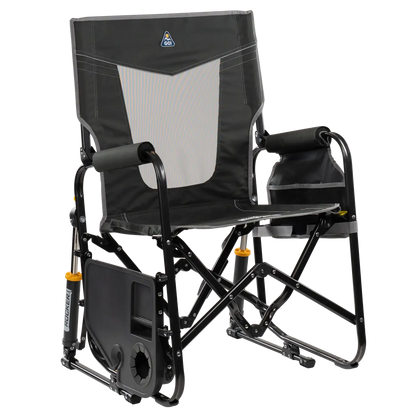 Heavy-Duty Freestyle Stowaway Rocker with Side Table - Choice 253 - Freestyle Rocker Portable Outdoor Folding Chair Detail