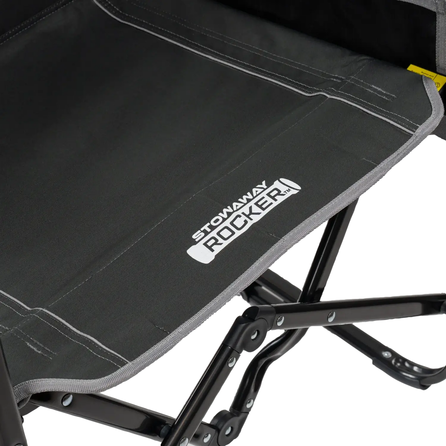 Heavy-Duty Freestyle Stowaway Rocker with Side Table - Choice 253 - Freestyle Rocker Portable Outdoor Folding Chair Detail