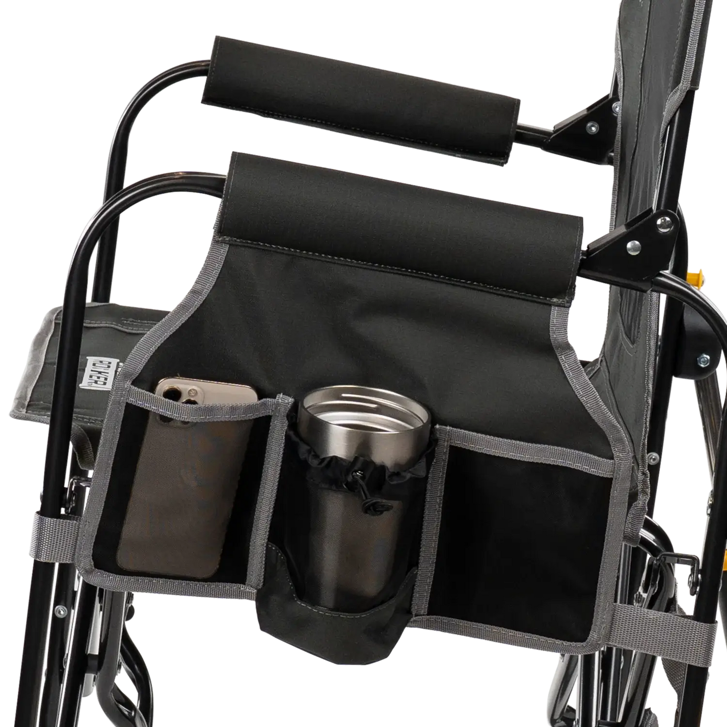 Heavy-Duty Freestyle Stowaway Rocker with Side Table - Choice 253 - Freestyle Rocker Portable Outdoor Folding Chair Detail