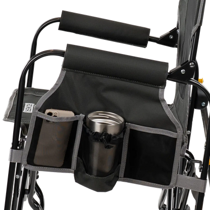 Heavy-Duty Freestyle Stowaway Rocker with Side Table - Choice 253 - Freestyle Rocker Portable Outdoor Folding Chair Detail