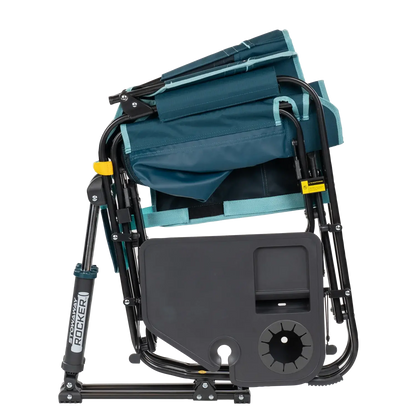 Heavy-Duty Freestyle Stowaway Rocker with Side Table - Choice 253 - Freestyle Rocker Portable Outdoor Folding Chair Detail