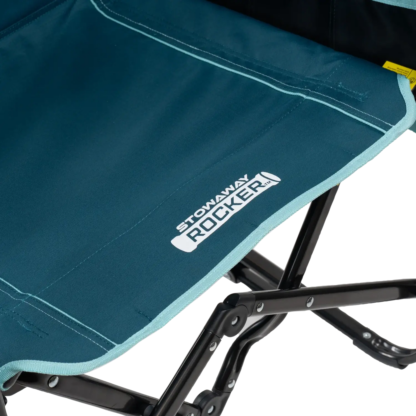 Heavy-Duty Freestyle Stowaway Rocker with Side Table - Choice 253 - Freestyle Rocker Portable Outdoor Folding Chair Detail