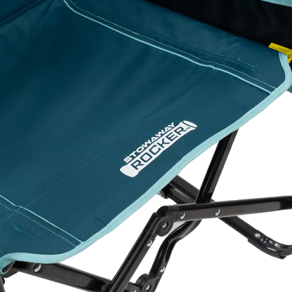 Heavy-Duty Freestyle Stowaway Rocker with Side Table - Choice 253 - Freestyle Rocker Portable Outdoor Folding Chair Detail