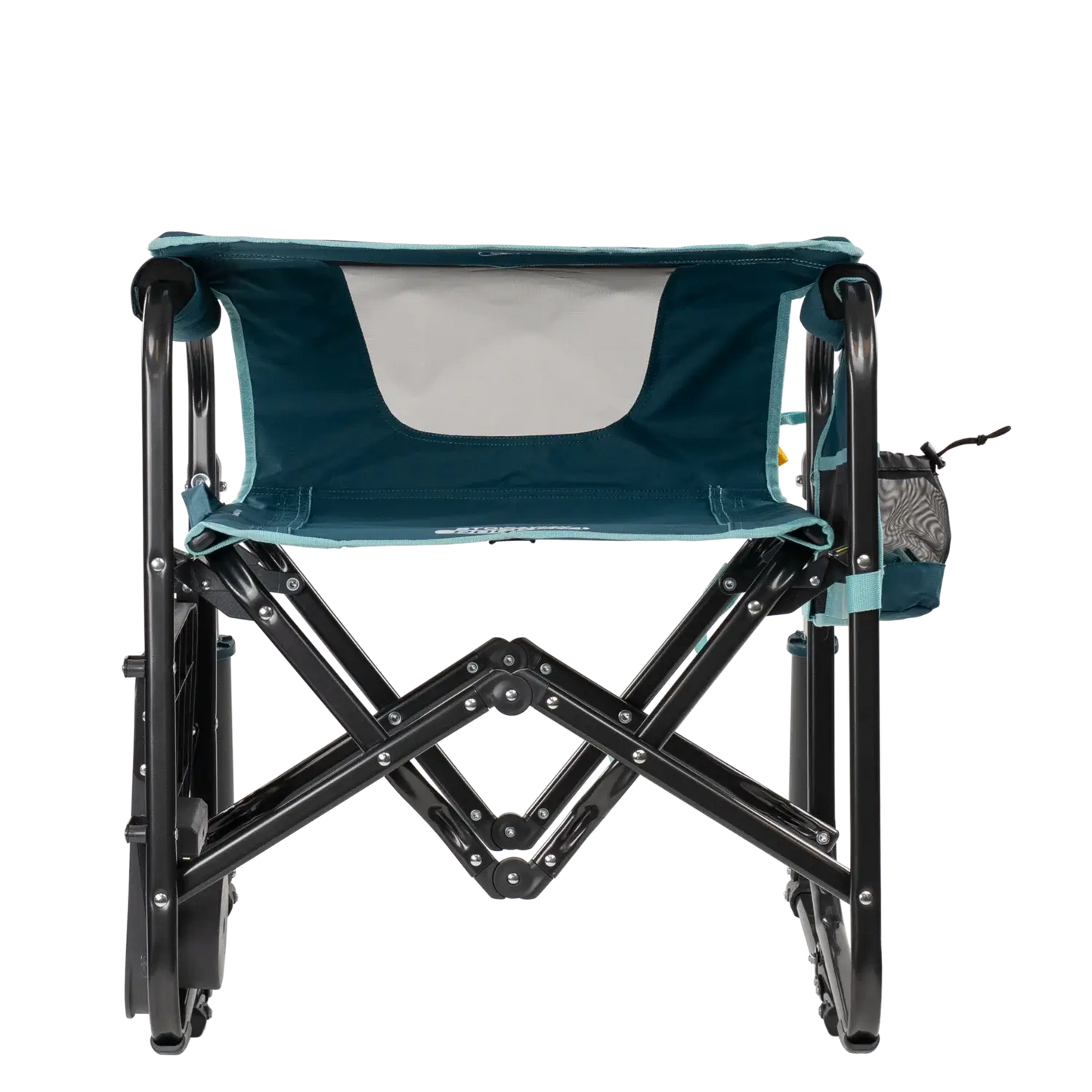 Heavy-Duty Freestyle Stowaway Rocker with Side Table - Choice 253 - Freestyle Rocker Portable Outdoor Folding Chair Detail