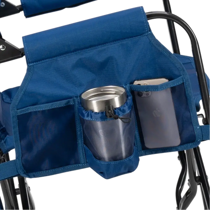 Premium All-Weather Stowaway Rocker - Choice 794 - Heavy-Duty Kickback Rocker with Beverage Holder Detail
