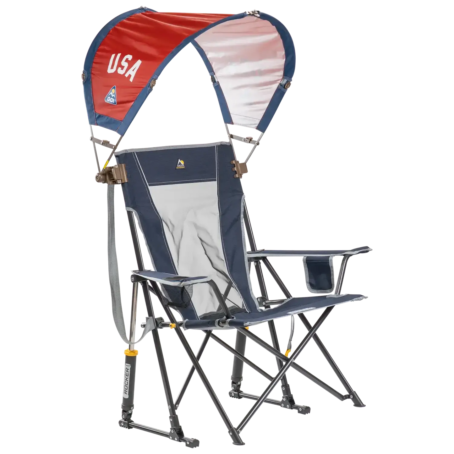 Instant Pop-Up SunShade Accessory - USA Anniversary Deluxe - Choice 917 - SunShade Canopy for Beach & Camping Detail