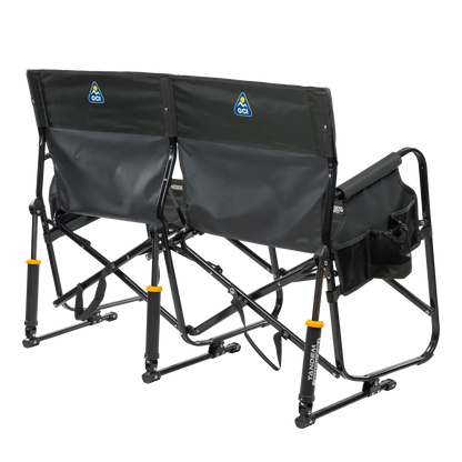 Patented Spring-Action Tandem Rocker - Choice 227 - Freestyle Rocker Portable Outdoor Folding Chair Detail