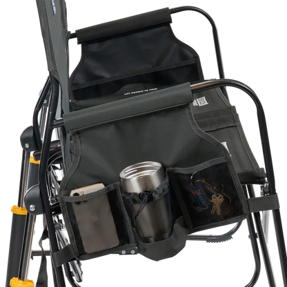 Patented Spring-Action Tandem Rocker - Choice 227 - Freestyle Rocker Portable Outdoor Folding Chair Detail