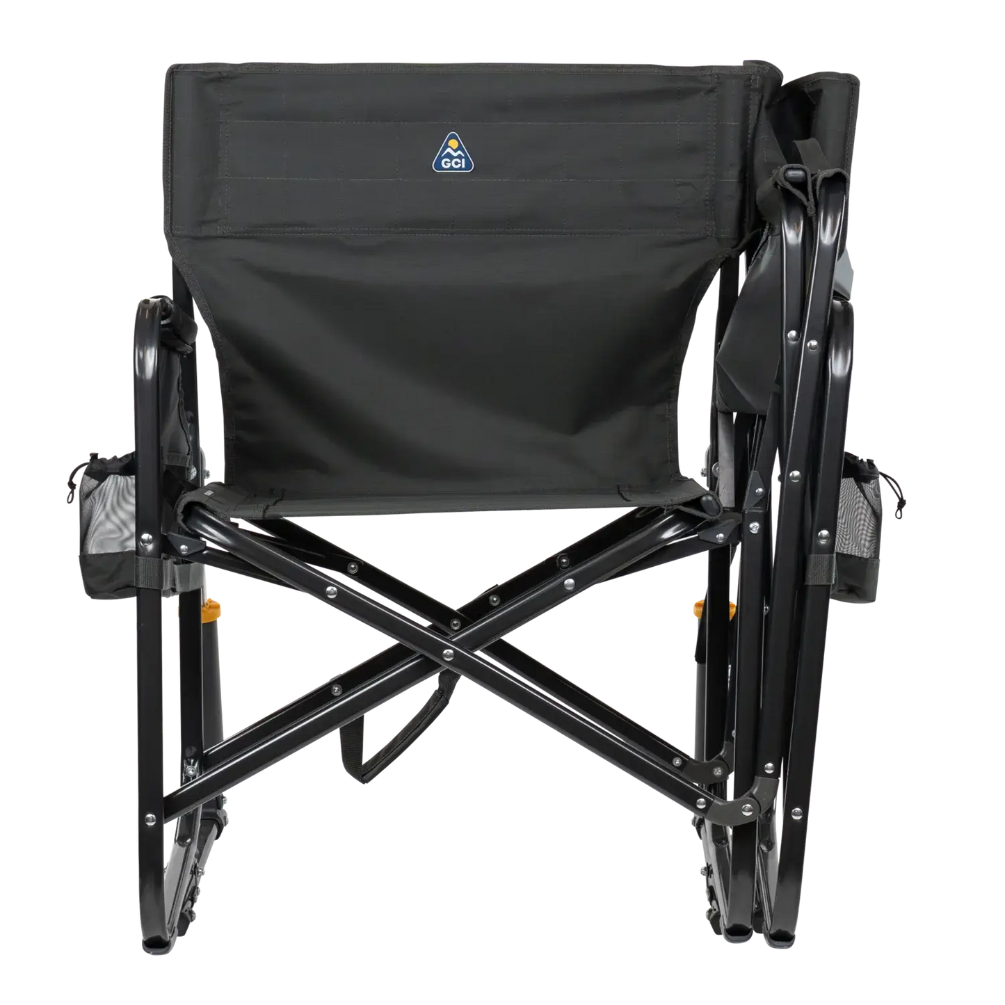 Patented Spring-Action Tandem Rocker - Choice 227 - Freestyle Rocker Portable Outdoor Folding Chair Detail
