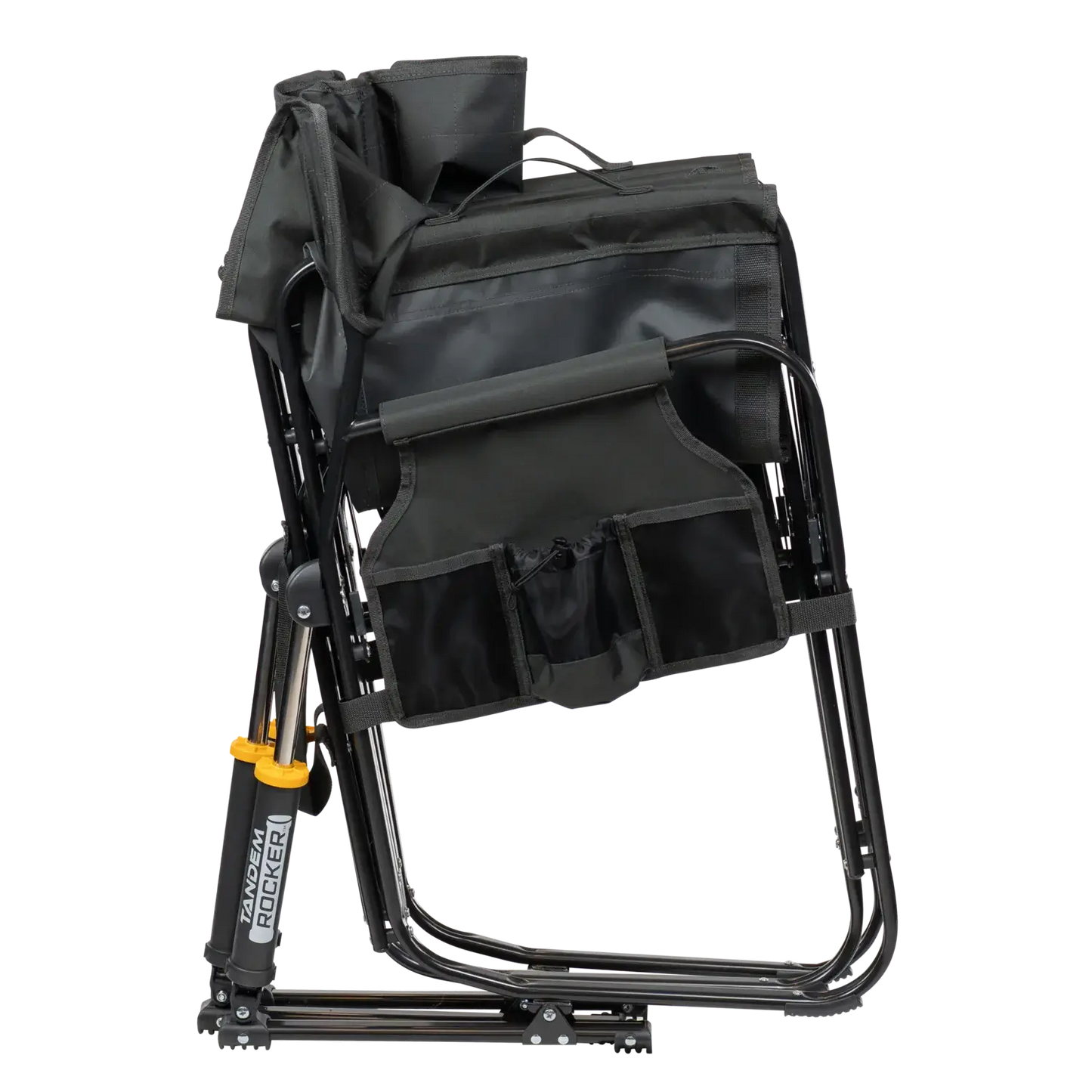 Patented Spring-Action Tandem Rocker - Choice 227 - Freestyle Rocker Portable Outdoor Folding Chair Detail