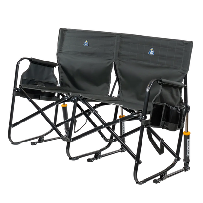 Patented Spring-Action Tandem Rocker - Choice 227 - Freestyle Rocker Portable Outdoor Folding Chair Detail